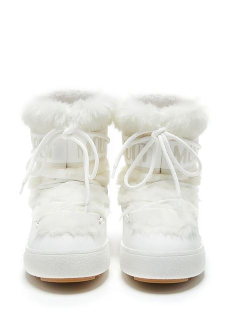 itrack faux fur wp boots woman white MOON BOOT | 80D2450130A001
